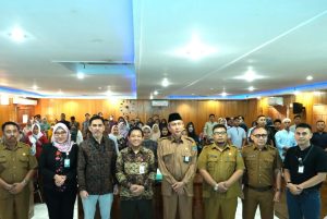 Sekda Buka Secara Resmi Busisiness Matching Kepada Pelaku UMKM Tanjab Barat