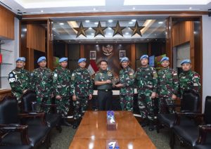 Kasad Terima Delegasi Kontigen Garuda Unifil Tahun 2022