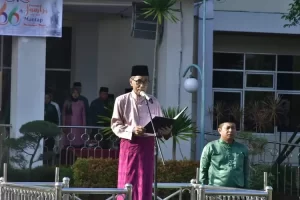 Wabup Batanghari Pimpin Upacara Peringatan HUT Provinsi Jambi ke-66