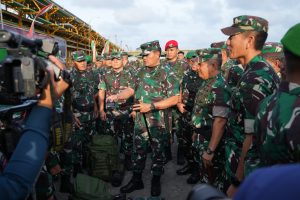 Panglima TNI Lepas Keberangkatan Satgas Pamtas RI – PNG