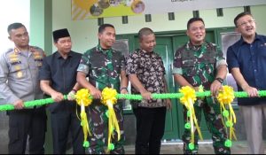 SKK Migas-PetroChina Gelar Serah Terima Bangunan Kantor Koramil 0419-05/Geragai