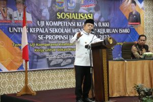 Al Haris Berharap Sosialisasi Uji Kompetensi Kepala Sekolah SMK Tingkatkan Pendidikan Kejuruan