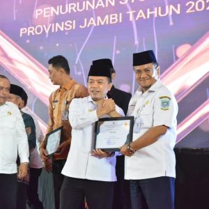 Kota Jambi Raih Juara Daerah Terinovatif Dalam Aksi Korvengensi Stunting Tahun 2022