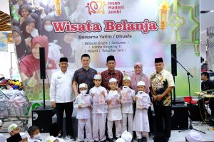 Sani Berbagi Kepada Anak Yatim “RAMADHAN TANDA SAYANG LEMBAGA AMIL ZAKAT YAYASAN INSAN MADANI JAMBI”