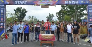 Pj Bupati Bachyuni Deliansyah Buka Road Race dalam Rangka HUT Desa Bukit Baling Ke-39