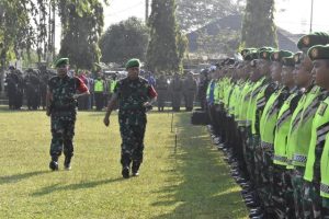 Danrem 042/Gapu Pimpin Gelar Pasukan PAM VVIP Kunjungan Wakil Presiden RI