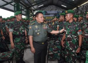Sinergitas TNI-Polri Jadi Penekanan Kasad Saat Kunjungi Yonif 512/QY