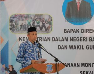 Sekda Tanjab Barat Hadiri Monev Paska Lomba Desa dan Kelurahan Tahun 2023