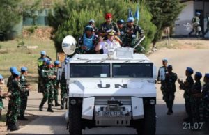 TNI Jaga Perdamaian Dunia, Panglima TNI Beri Semangat Dan Motivasi Prajurit TNI di Lebanon