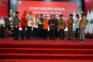 Al Haris Terima Kunjungan Kerja Komisi VIII DPR RI
