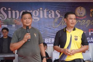 Perkuat Sinergitas, TNI – Polri Di Jambi Kompak Olahraga Bareng