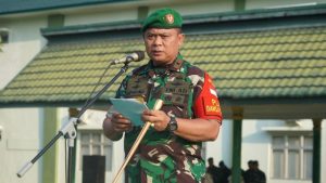 Danrem 042/Gapu Ucapkan Terimakasih Kepada Prajurit Yang Telah Melaksanakan Pam Kunjungan Presiden RI