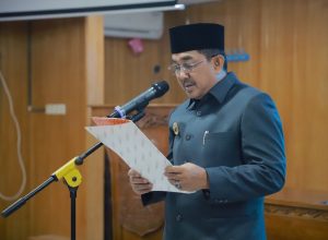 Bupati Tanjab Barat Hadiri Pelantikan dan Sumpah Jabatan Direktur Perumda Air Minum Tirta Pengabuan