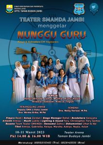 Teater SMANDA Pergelaran ‘Nunggu Guru’ Di Taman Budaya Jambi