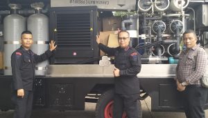 Satbrimob Polda Jambi Hadirkan Mobil Water Treatment Brimob