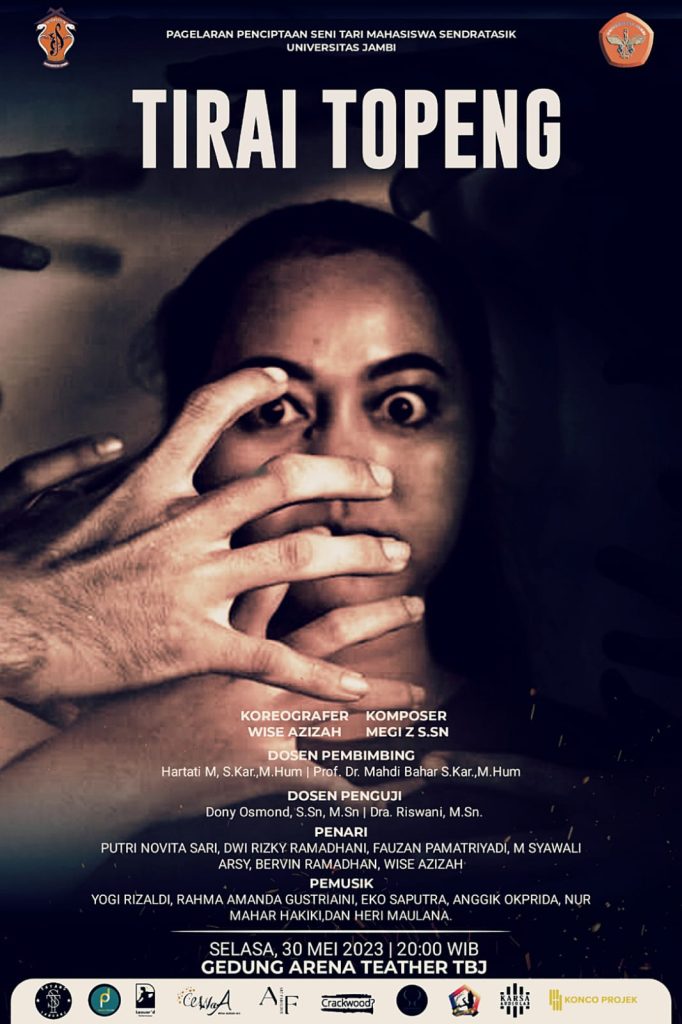 ‘Tirai Topeng’ Koreografer Wise Azizah Dipentaskan di Taman Budaya Jambi