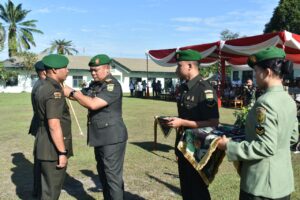 Danrem 042/Gapu Pimpin Sertijab Danyonif Raider 142/KJ