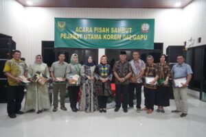 Brigjen TNI Supriono Pimpin Acara Pisah Sambut Pejabat Utama Korem 042/Gapu