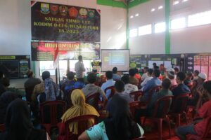 Satgas TMMD Gandeng Polres Bungo Berikan Penyuluhan Tentang Bahaya Narkoba