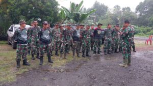 Awali Kerja, Satgas TMMD Melaksanakan Apel Pagi