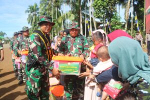 Dandim 0416/Bute Berharap Melalui TMMD Dapat Terjalin Erat Rasa Kebersamaan, Kekeluargaan Antara TNI dan Masyarakat