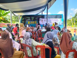 Masyarakat Antusias Serbu Pengobatan Gratis di Lokasi TMMD Desa Talang Selungko