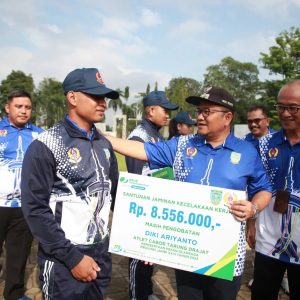 Bertarung di Porprov, Atlet Kota Jambi Dibekali BPJS Ketenagakerjaan
