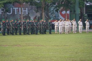 Upacara Bendera Tingkatkan Nasionalisme Prajurit Korem 042/Gapu