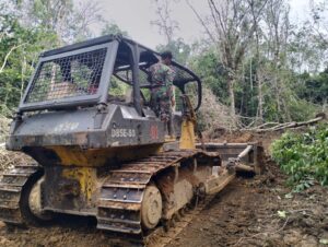 Demi Kelancaran Pekerjaan Satgas Awasi Alat Berat