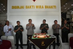 Beri Kejutan HUT Bhayangkara Ke 77, Kasrem 042/Gapu Sambangi Markas Polda Jambi