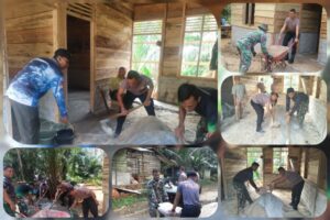 Melalui TMMD, Sinergitas TNI dan Polri Serta Masyarakat Wujudkan Pemerataan Pembangunan Di Pedesaan