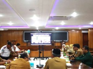 Sekda Tanjab Barat Kembali Ikuti Rakor Rutin Pengendalian Inflasi Daerah Tahun 2023