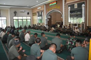 Peringati HUT Ke-78 Republik Indonesia, Korem 042/Gapu Gelar Doa Bersama