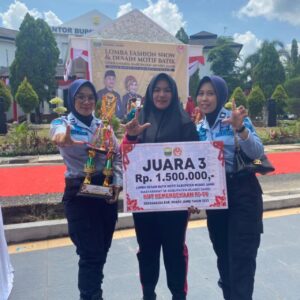 Lapuanja Raih Juara Lomba Desain Batik HUT Kemerdekaan RI-78 Dekaranasda Kabupaten Muarojambi