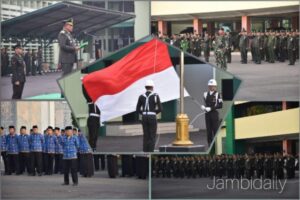 Kodam II/Sriwijaya Gelar Upacara Peringatan HUT Ke-78 Kemerdekaan RI