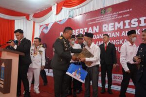 Danrem 042/Gapu Hadiri Pemberian Remisi di Lapas Kelas IIA Jambi