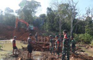 Sumber Air Dekat Ekonomi Warga Meningkat, Berkat TMMD Ke-117 Tahun 2023 Kodim 0416/Bute