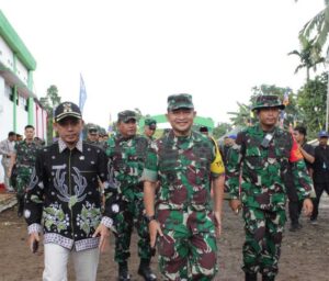 Sambut Kunjungan Tim Wasev Mabesad, Wakil Bupati Apresiasi Program TMMD Kodim Bute