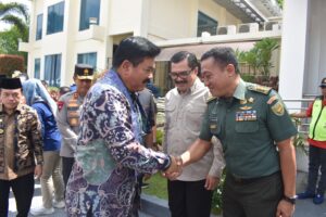 Kasrem 042/Gapu Dampingi Menteri ATR/BPN Ke Provinsi Jambi