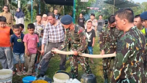 Brimob Polda Jambi Peduli, Puluhan Ribu Liter Air Bersih Disalurkan ke Masyarakat Terdampak Kekeringan