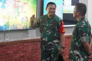 Dihadapan Pangdam II/Sriwijaya, Danrem 042/Gapu Sampaikan Tiga Strategi Pokok yang Dilakukan Satgas Dalam Penanganan Karhutla di Jambi