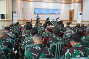 Prajurit Korem 042/Gapu Menerima Sosialisasi Dari BSI