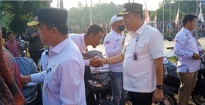 Mantap, Kades Se-Kabupaten Merangin Terima Bantuan Motor Dinas dari Gubernur Jambi