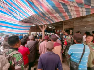 Tim Gabungan Lakukan Penanaman Kembali di Area PT ABT Dihadang Warga