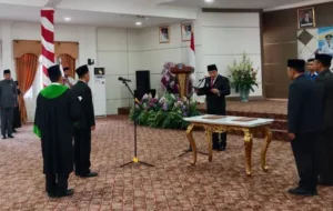 Defi Martika Dilantik Jadi Inspekur Merangin