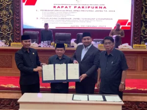 DPRD Provinsi Jambi bersama Pemprov setujui KUA PPAS APBD Tahun Anggaran 2024
