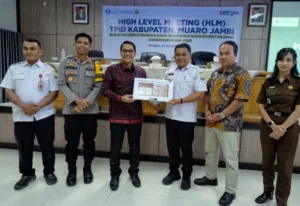 Sekda Muarojambi Pimpin Rapat Koordinasi High Level Meeting TPID