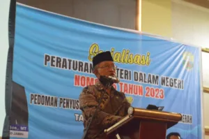 Sosialisasi Permendagri, BPKAD Muaro Jambi Datangkan Dirjen Bina Keuangan Daerah Kemendagri