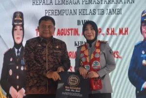 Sekda Muarojambi Hadiri Sertijab Kepala Lembaga Pemasyarakatan Perempuan Kelas ll B Jambi