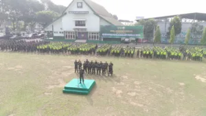 Apel Gelar Pasukan, Korem 042/Gapu Siap Amankan dan Sukseskan Pemilu 2024